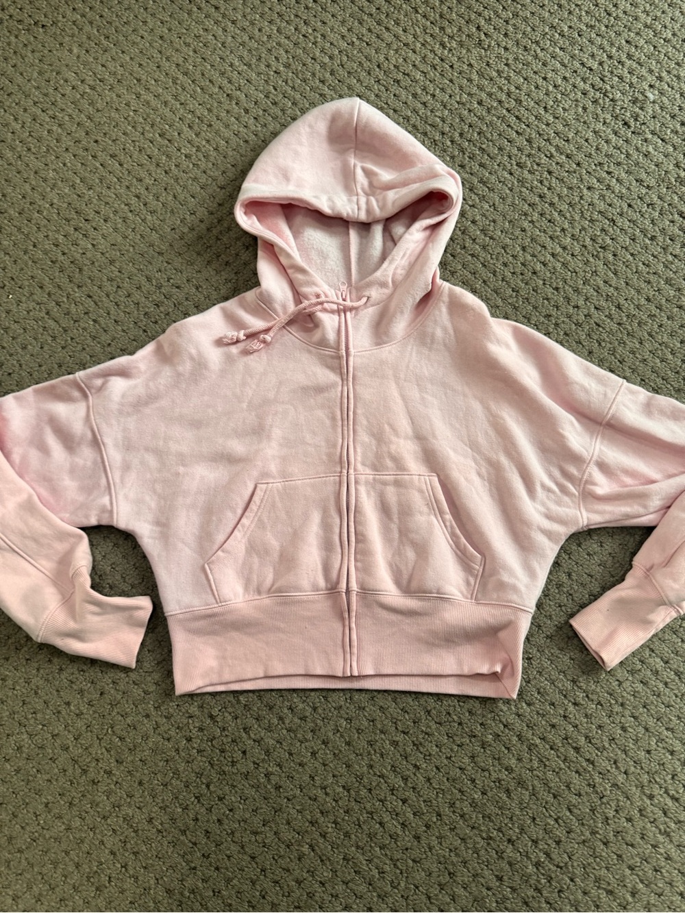 Pink zip up jacket